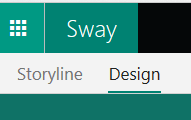 Sway Design Tab
