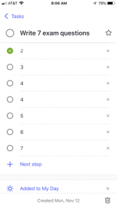 To-Do App Task With Steps