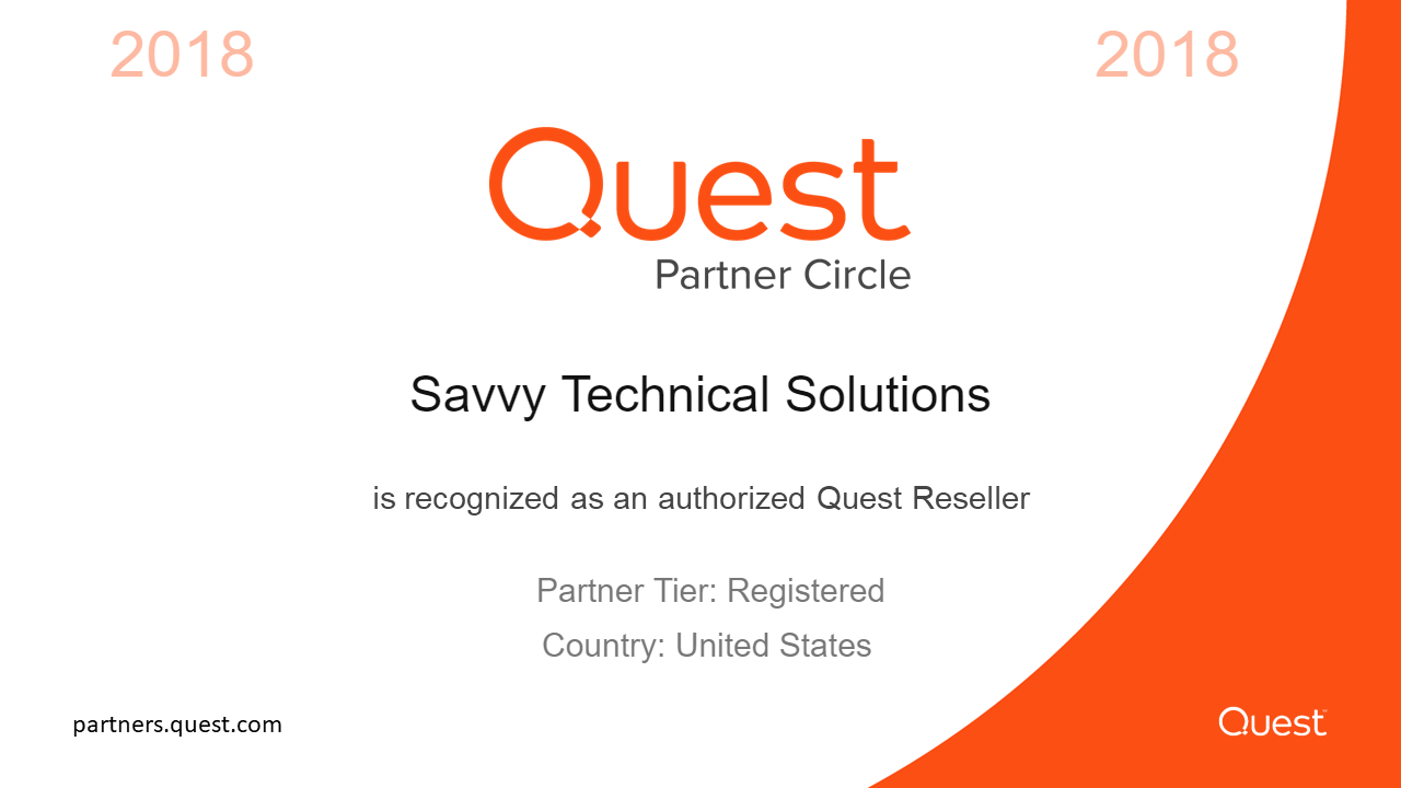 Quest Partner Certificate