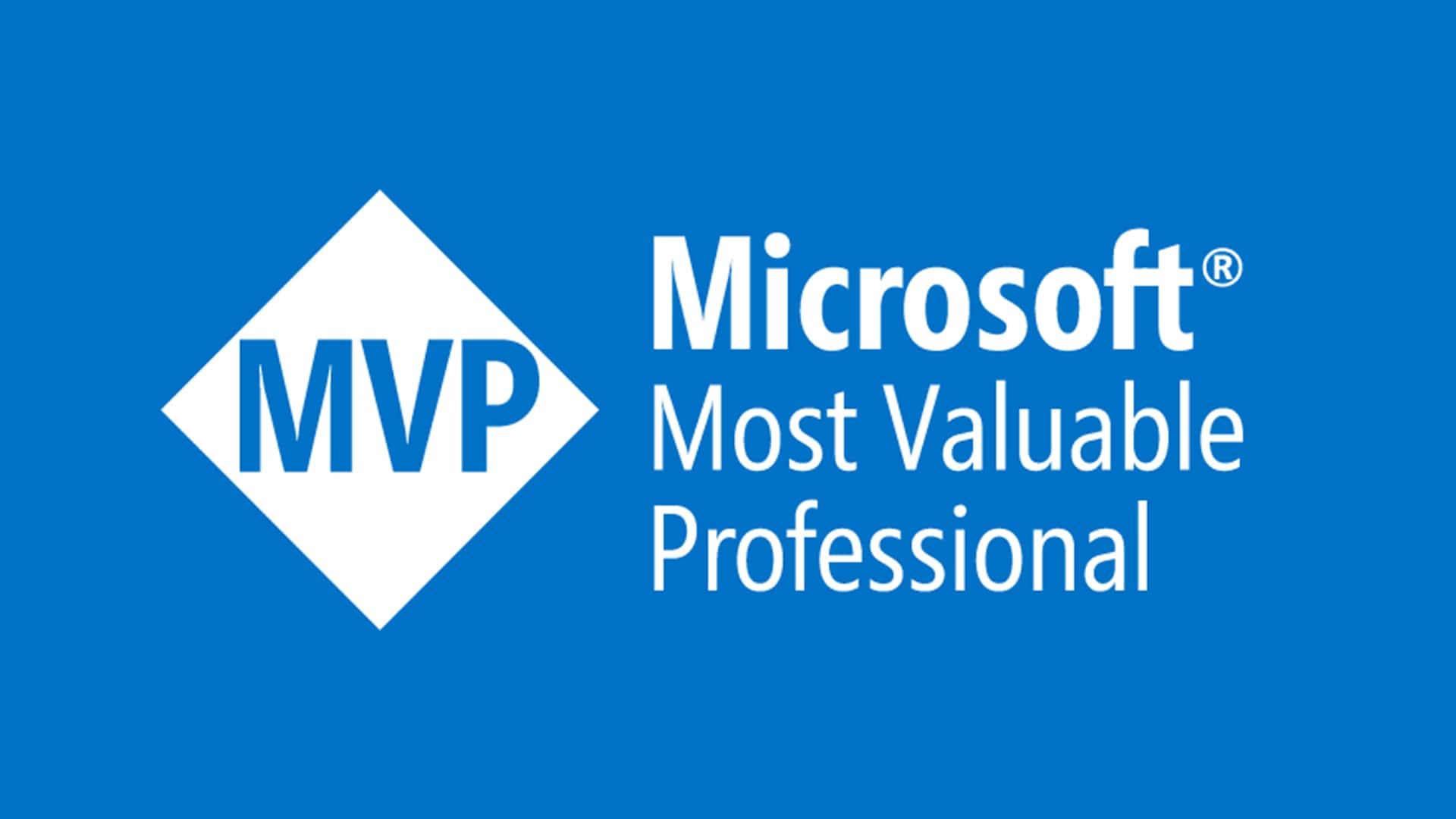 Microsoft Most Valuable Professional Badge